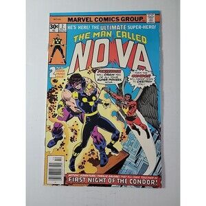 Nova #2 (1976) 1st App. Powerhouse & Condor, 2nd App. Nova EXCELLENT CONDITION